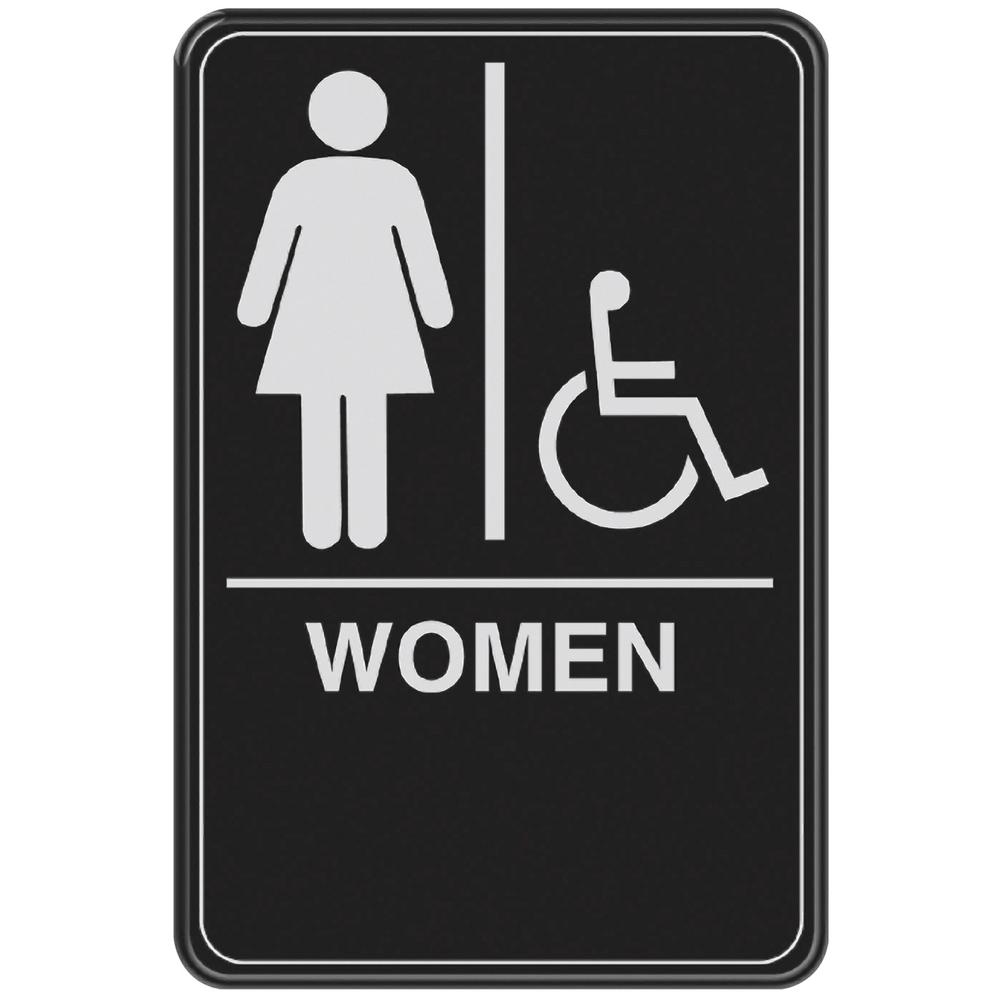 Everbilt 6 in. x 9 in. Women with Handicap Accessible ...