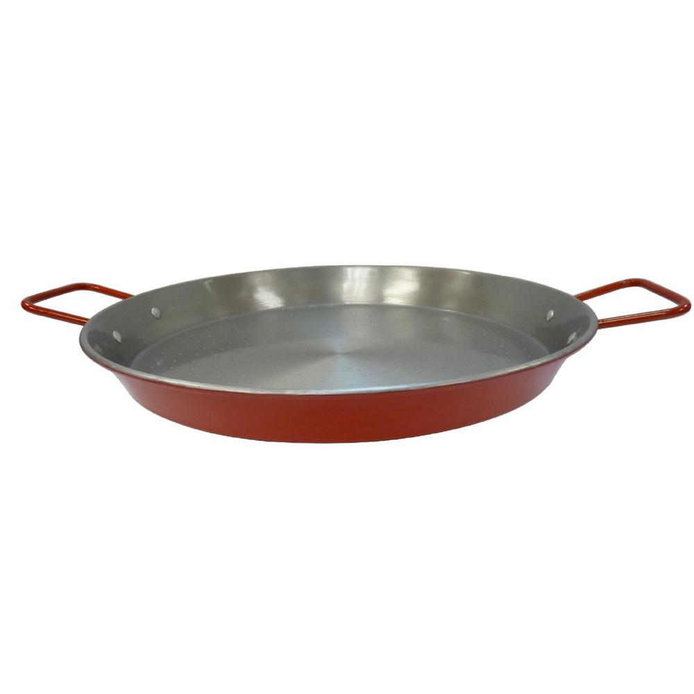 IMUSA Aluminized Carbon Steel 15in. Paella PanCAR52031T The Home Depot