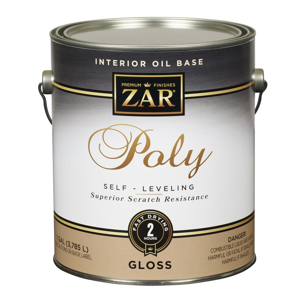 Zar Gal Clear Gloss Oil Based Interior Polyurethane Self Leveling