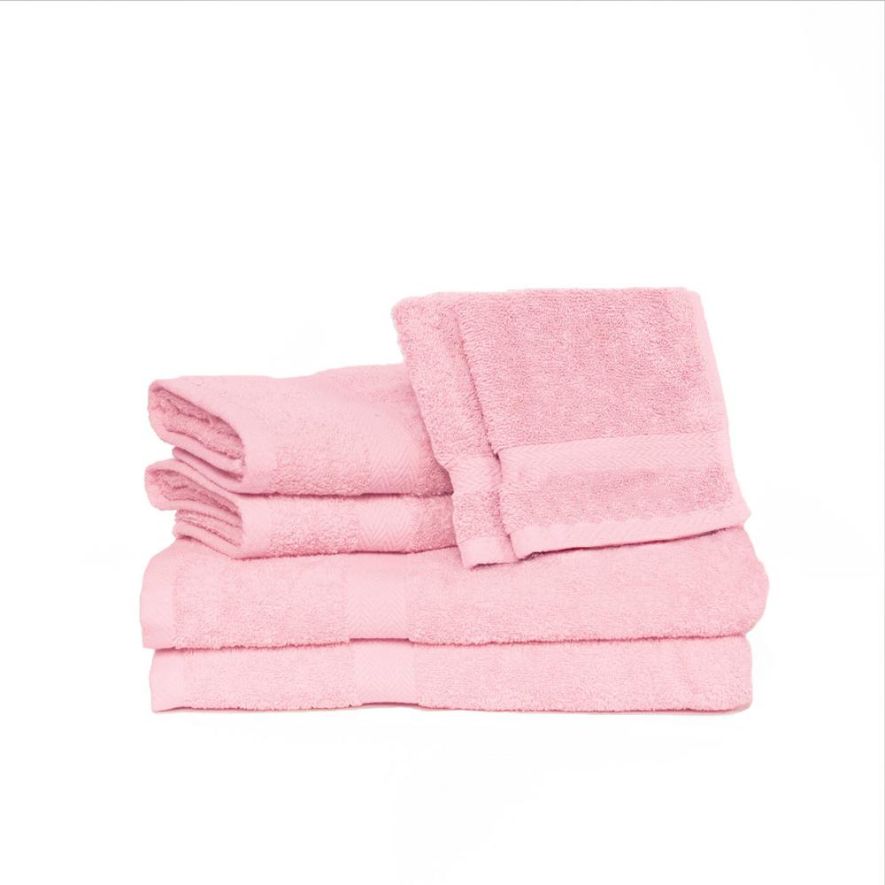 pink towels