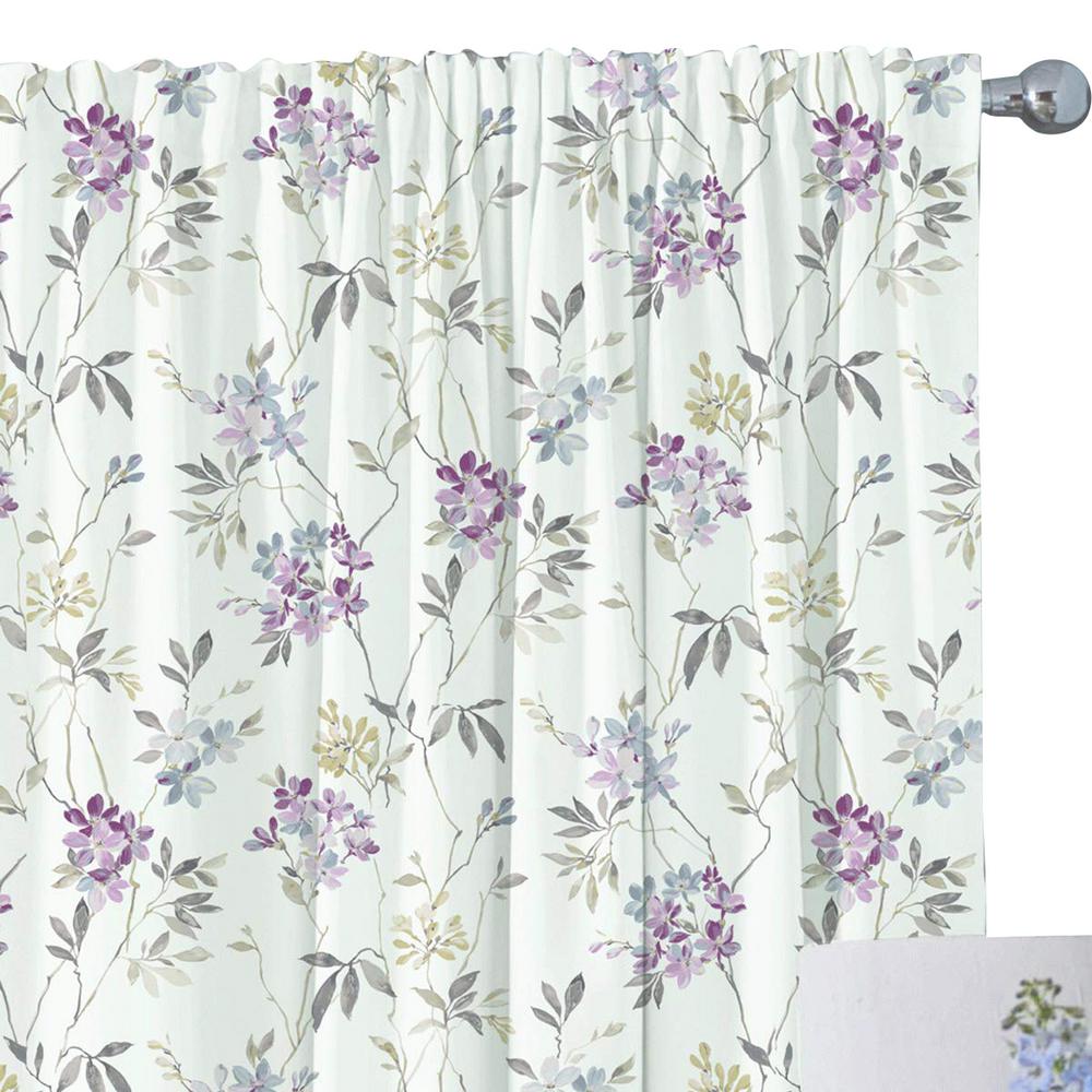 A1 Home Collections Florintine Designer Organic Cotton Drapery In