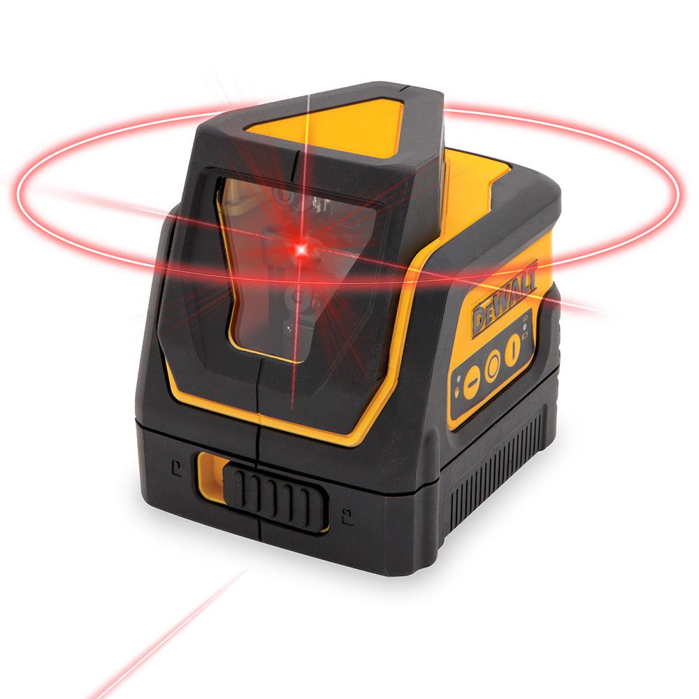 DEWALT 100 ft. Red SelfLeveling 360 Degree & Cross Line Laser Level