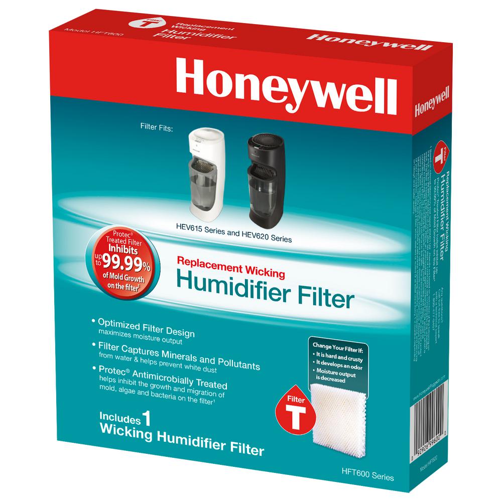4 Pack Lxiyu Humidifer Super Wick Filter Replacement for Honeywell HEV615 and HEV620 Humidifier Wicking,Compatible with Part # HFT600 Filter