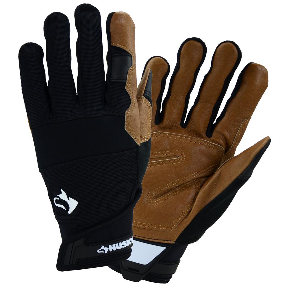 Husky Large HiDex Leather GloveHK86007L The Home Depot