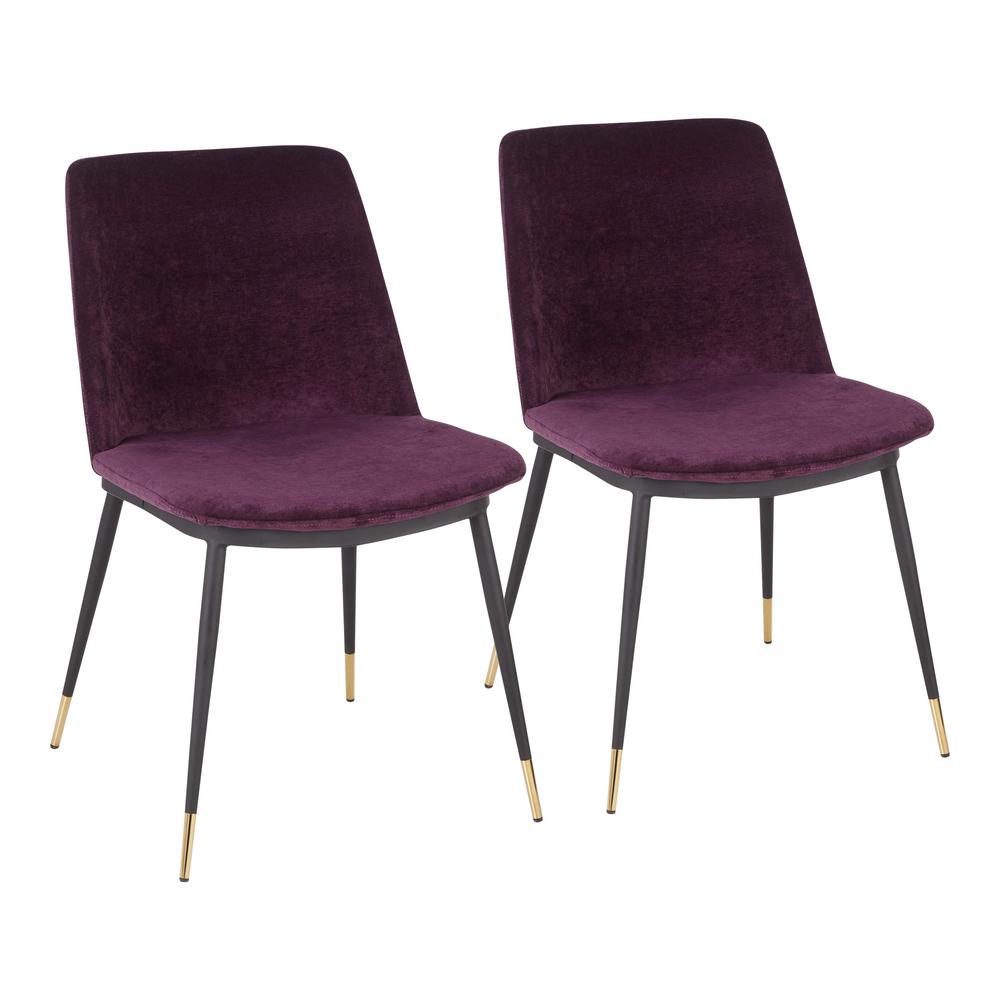 Modern Purple Dining Chairs Kitchen Dining Room Furniture