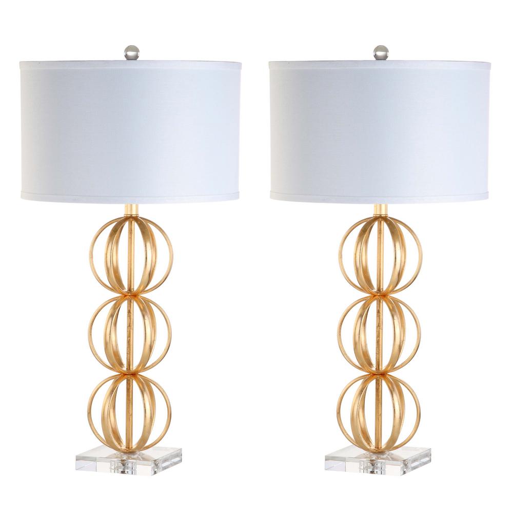 gold sphere table lamp