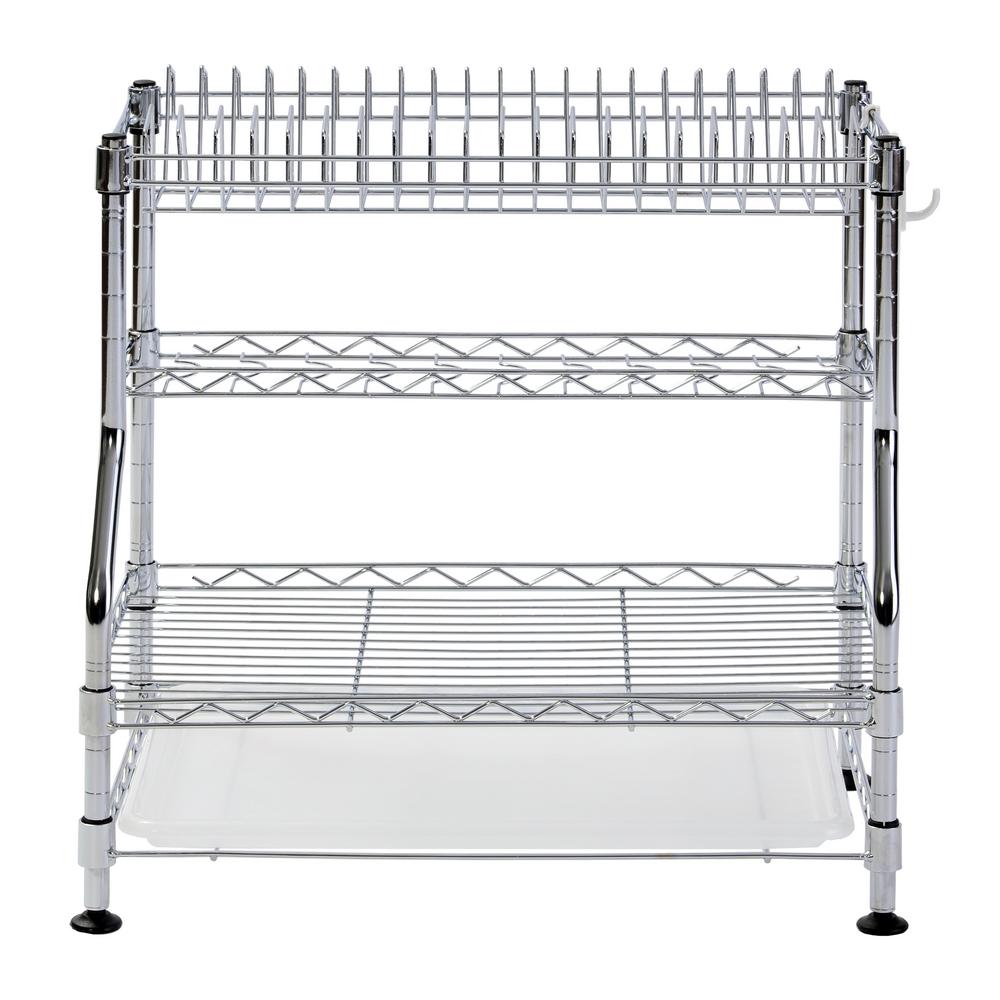 Featured image of post Commercial Wall Mounted Dish Drying Rack : Thanks to the design, it can be folded flat in next to no time in order to save space in your kitchen.