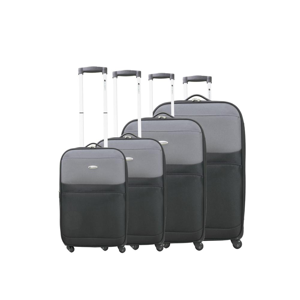 grey luggage sets