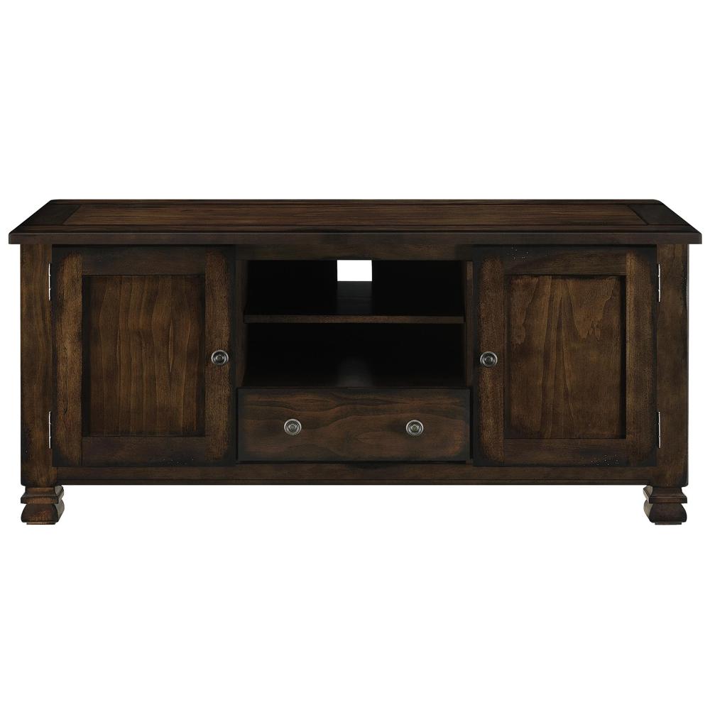 Havana Espresso 55 In Wood Veneer Tv Stand Hd79796 The Home Depot Havana Espresso 55 In Wood Veneer Tv Stand