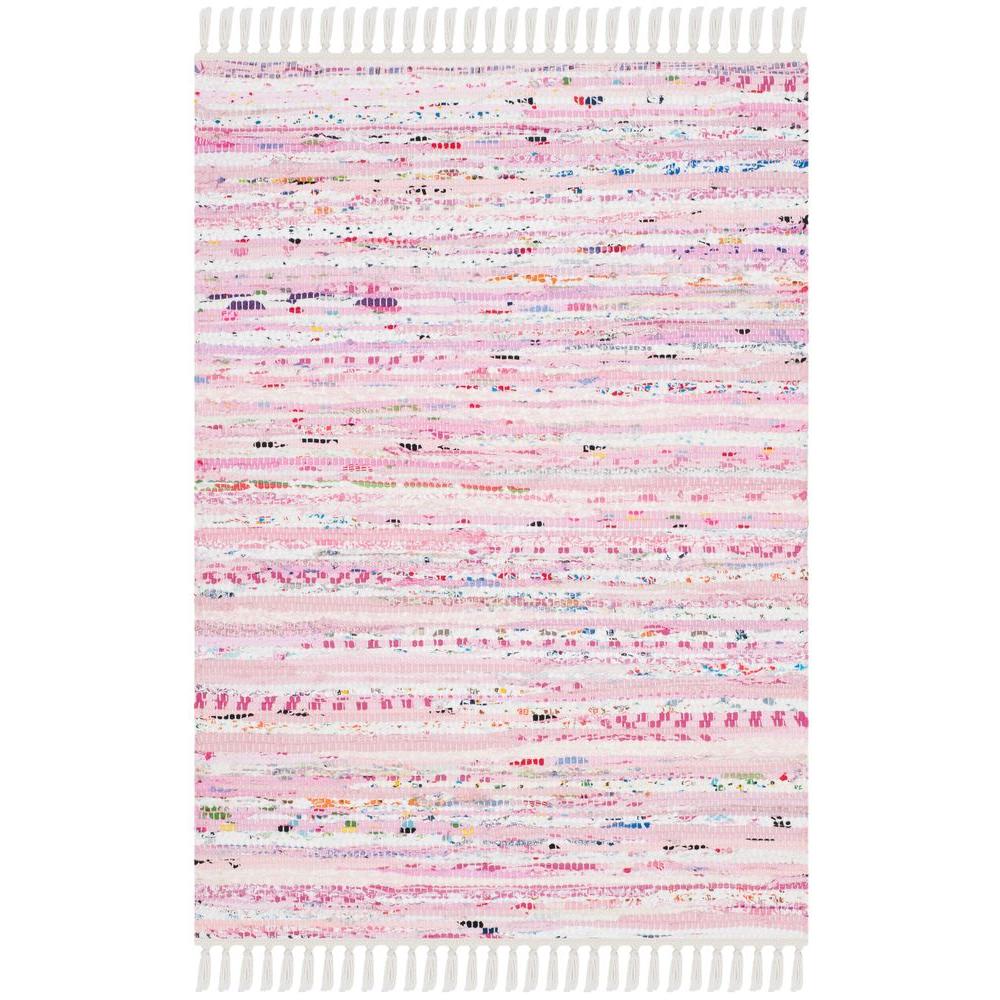 Safavieh Rag Rug Light Pink/Multi 2 ft. x 3 ft. Area RugRAR125E2