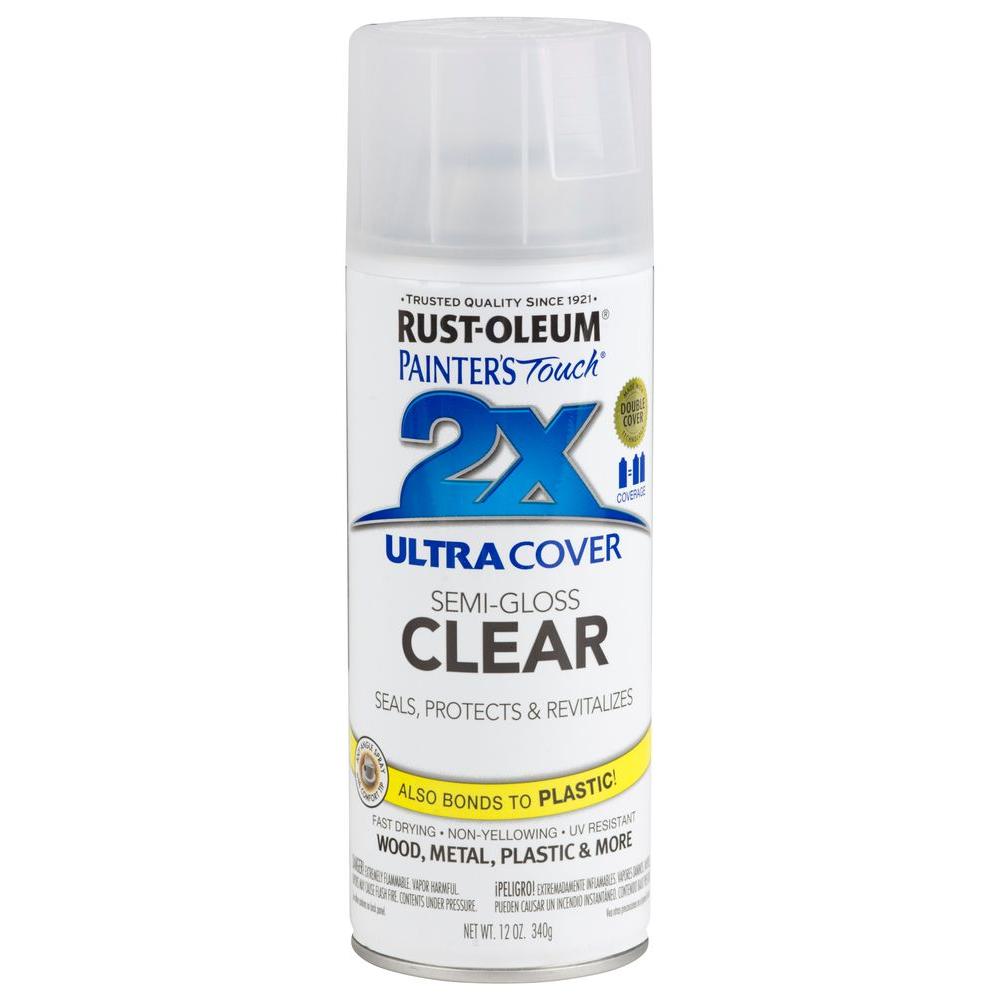 clear spray paint for plastic