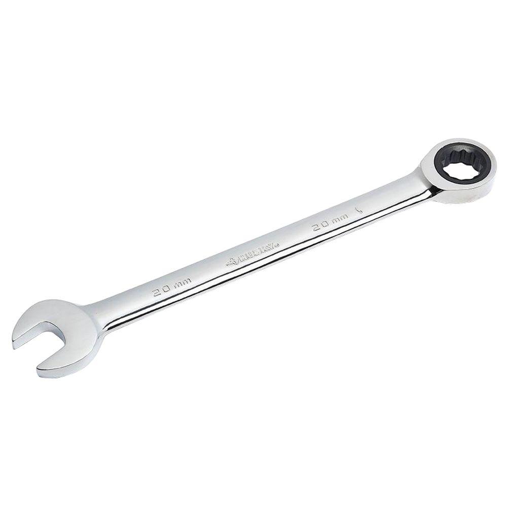 Husky 20 mm 12-Point Metric Ratcheting Combination Wrench-HRW20MM - The ...