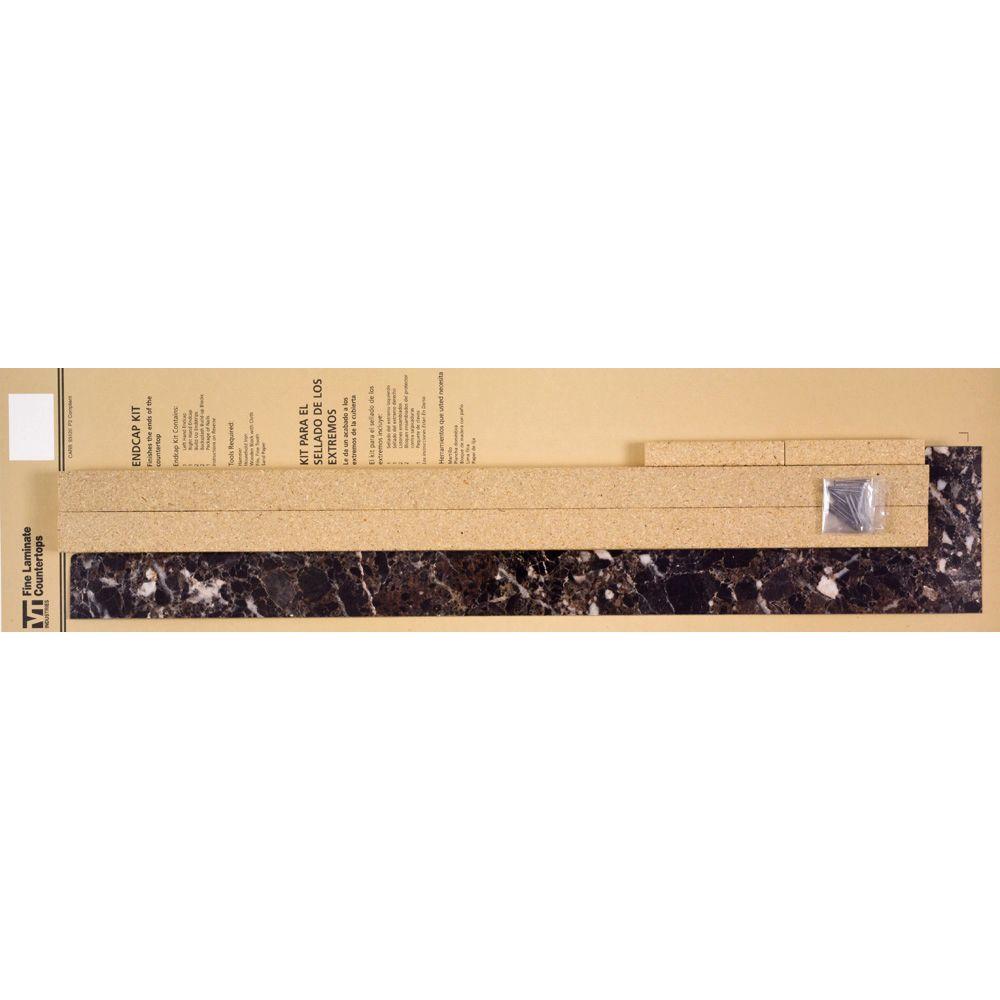 Hampton Bay 45/8 in. x 253/4 in. Marbella Laminate Countertop Endcap