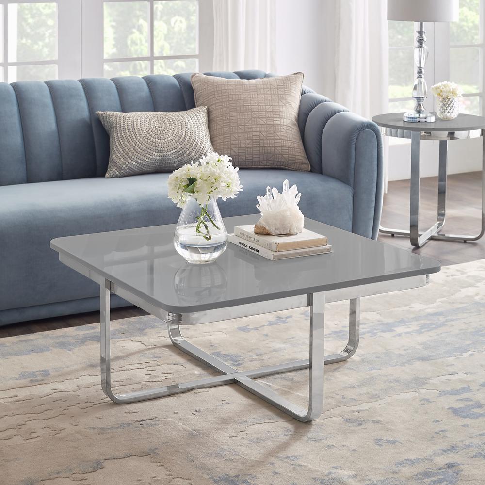 light grey coffee table