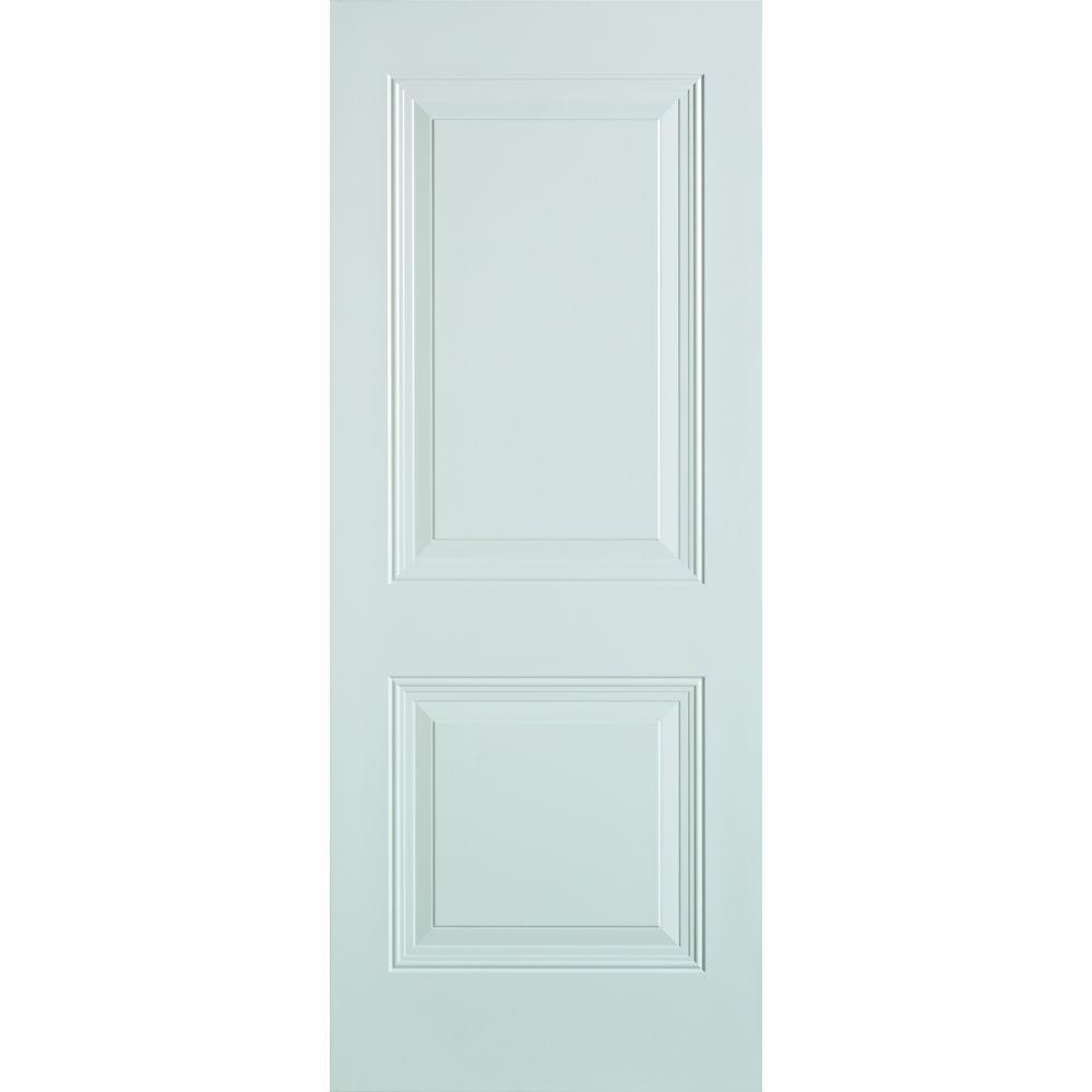 Stanley Doors 36 In X 80 In 2 Panel Painted Steel Front Door Slab