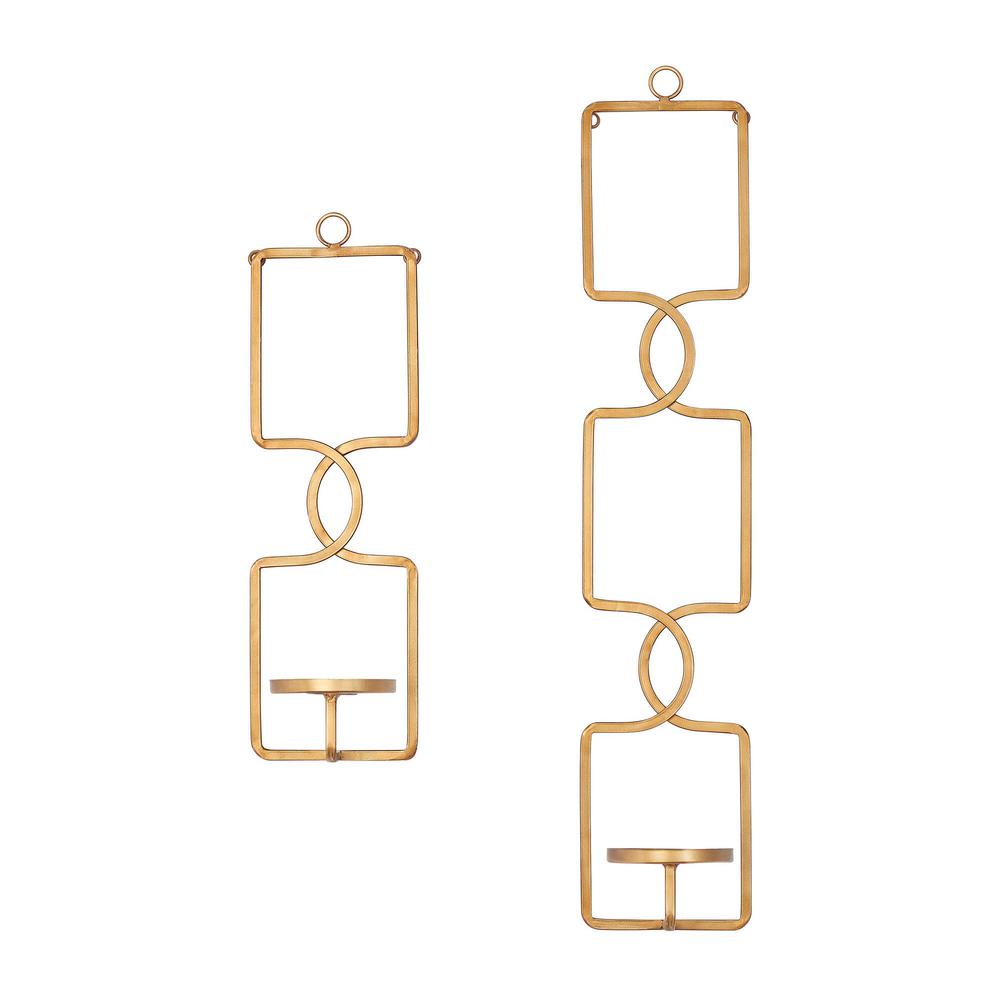 Home Decorators Collection Gold Metal Wall Sconce Candle Holder Set Of 2 13886 01hd The Depot - Gold Candle Sconces Wall Home Decorators Collection Gold Metal Wall Sconce Candle Holder Set Of 2 13886 01hd The Depot - Gold Candle Sconces Wall