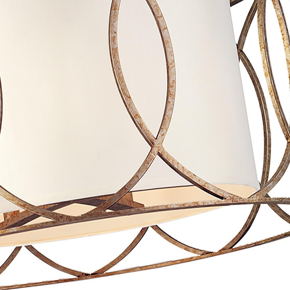 Troy Lighting Sausalito 5 Light Silver Gold Pendant F1285sg The Home Depot 5 Light Silver Gold Pendant F1285sg