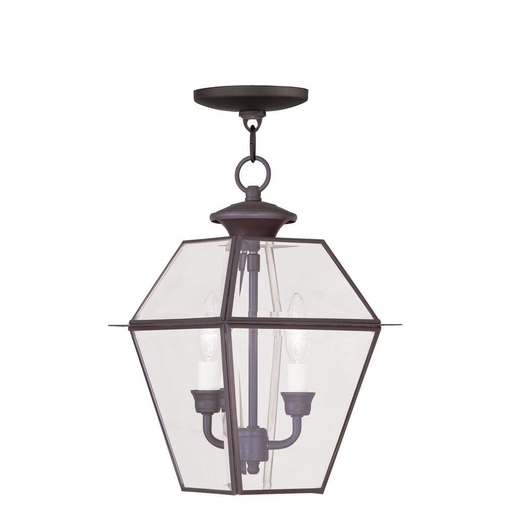 Livex Lighting Providence 2 Light Bronze Outdoor Incandescent Livex Lighting Providence 2 Light