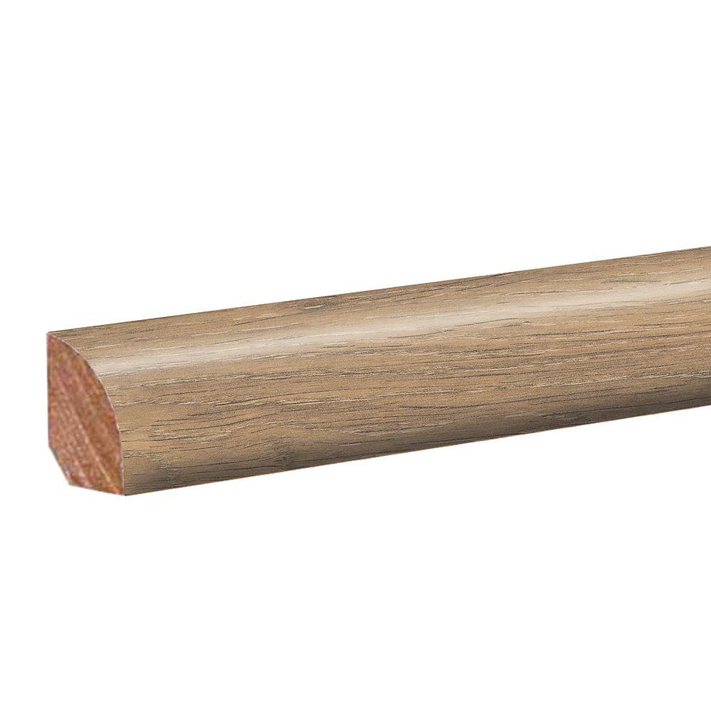 Zamma Vintage Tobacco Oak 5 8 In Thick X 3 4 In Wide X 94 In Length Laminate Quarter Round Molding 013141815 The Home Depot