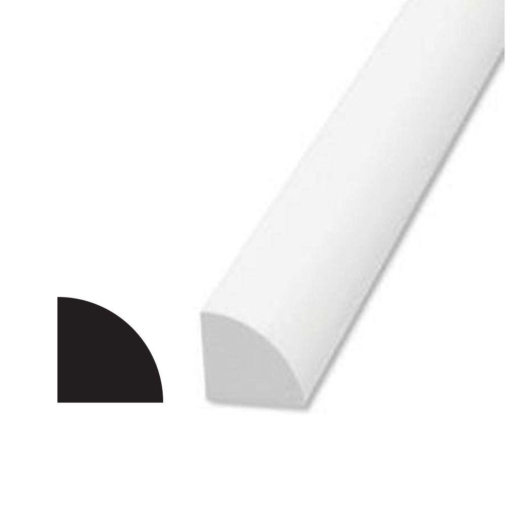 Quarter Round Moulding Moulding Millwork The Home Depot   Finished White Pvc Alexandria Moulding Baseboard Pm332 Zw144c 64 400 Compressed 