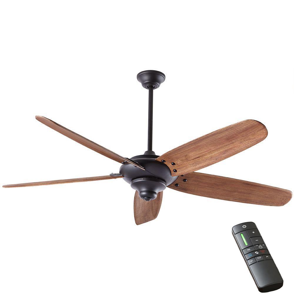 Home Decorators Collection Altura Dc 68 In Indoor Matte Black Ceiling Fan With Remote Control