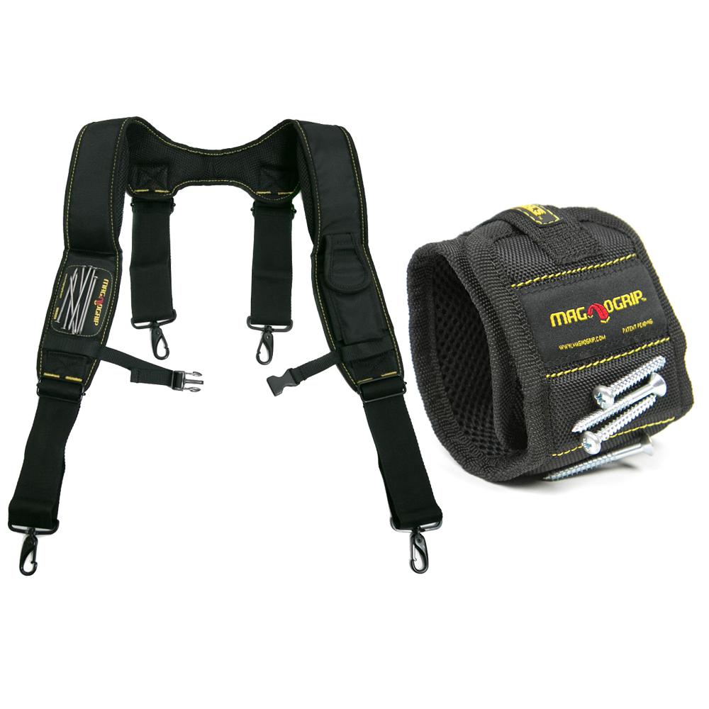 MagnoGrip Work Suspenders and Wristband Set002016