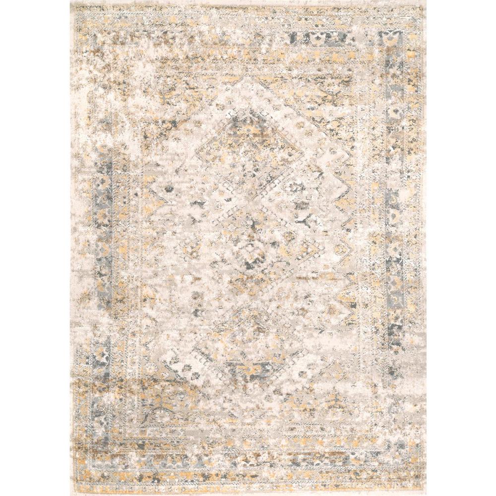 nuLOOM Vintage Speckled Shaunte Gold 6 ft. 7 in. x 9 ft. Area Rug