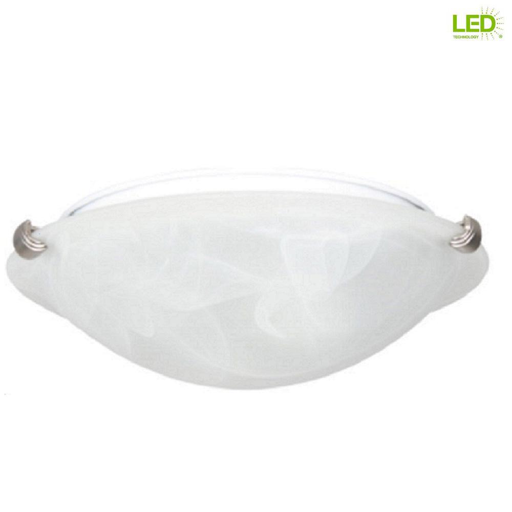 12 in. Pewter LED Clip Flush Mount