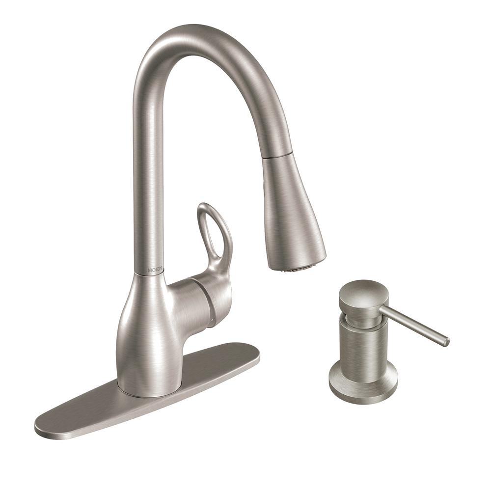 Spot Resist Stainless Moen Pull Down Faucets Ca87011s Pdsopd 64 1000 