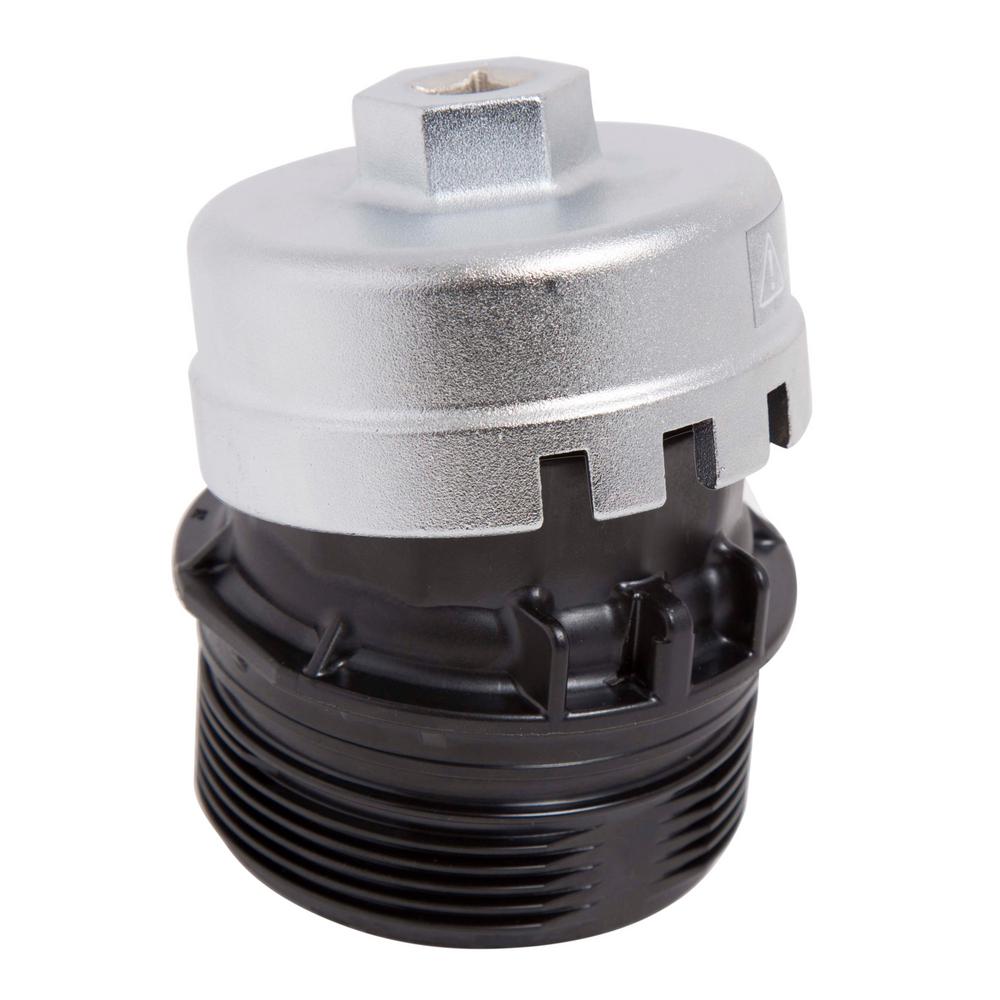 Oil Filter Wrench for RAV4,Camry,Tundra,Highlander,Sienna and More-Cup Style Oil Filter Cap Removal Socket Tool for 2.5-5.7L Engine with 64mm Cartridge Style Oil Filter Housing