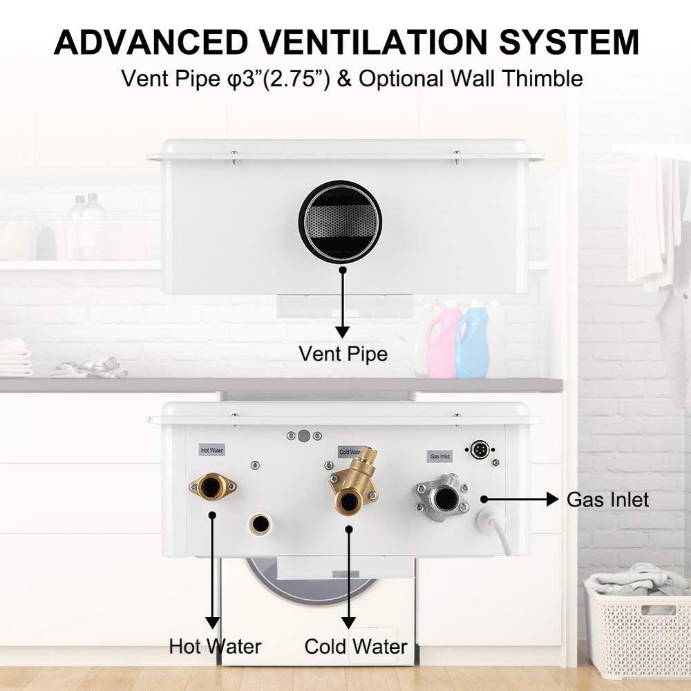 Camplux Enjoy Outdoor Life 5 28 Gpm Residential Indoor Natural Gas