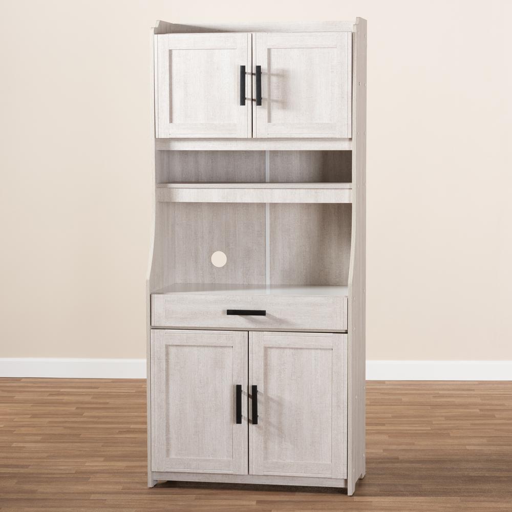 Baxton Studio Portia White Washed China Cabinet With Baxton Studio Portia White Washed China Cabinet With