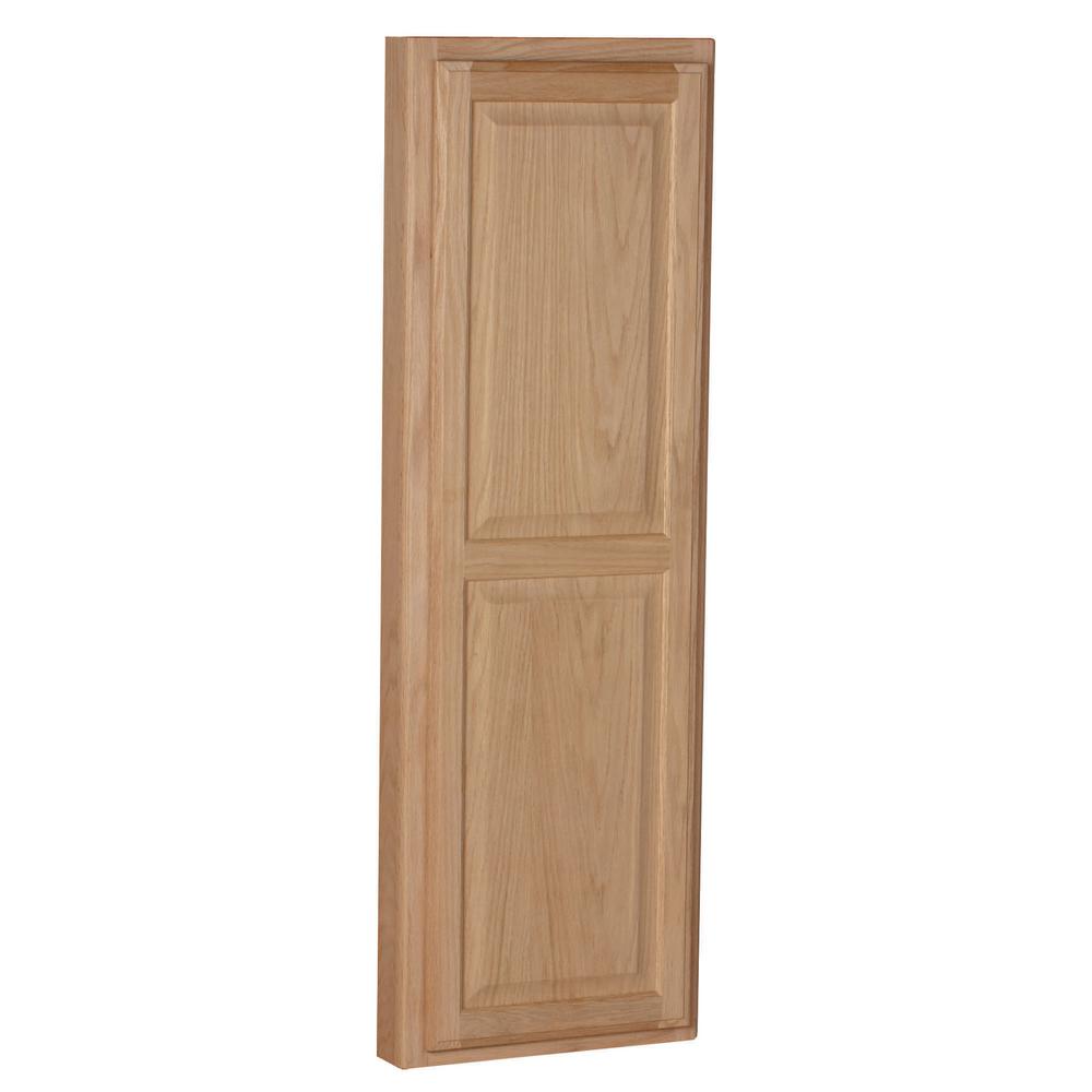 Household Essentials Unfinished Oak Wood In Wall Ironing Board In