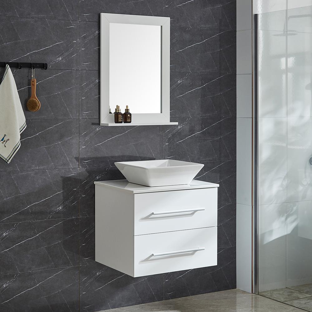 Vanity Bathroom Set With Mirror Image Of Bathroom And Closet