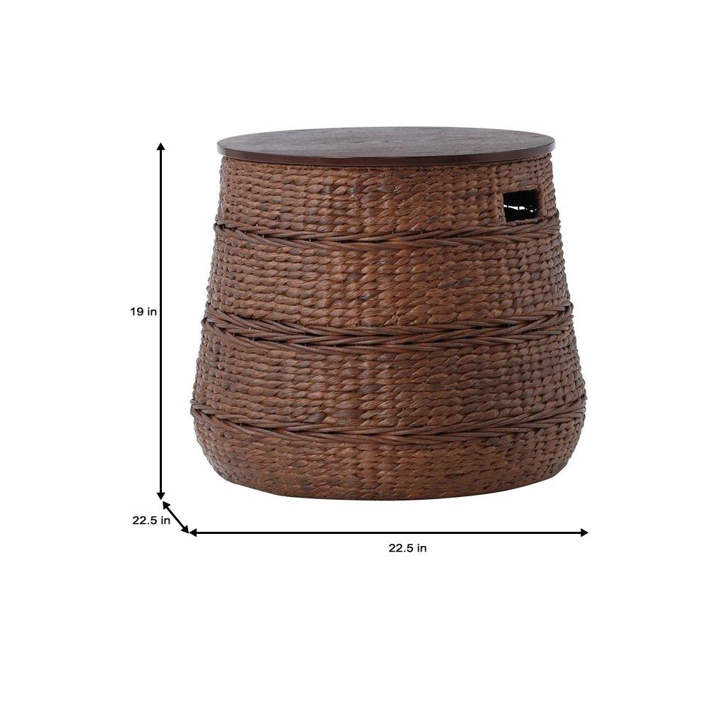 Home Decorators Collection Kerala Brown End Table 1944300820 The