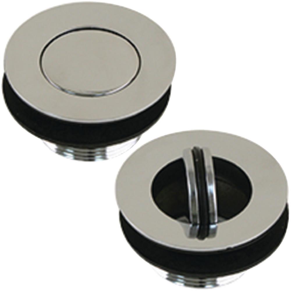 Sink Drain With Flip Stopper Chrome Plated Brass