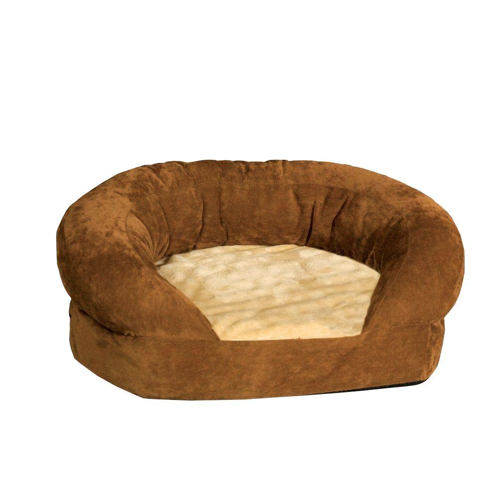 extra large bolster dog bed