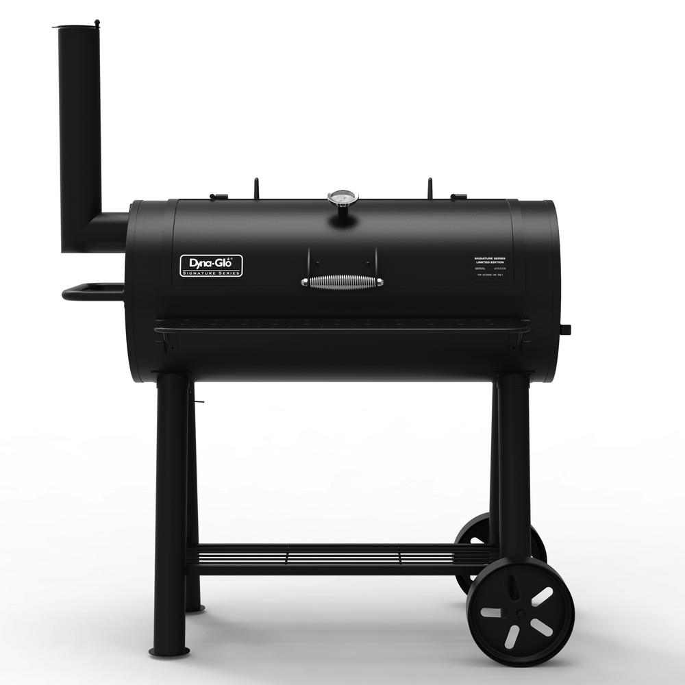 Dyna-Glo Signature Series Heavy Duty Barrel Charcoal Grill in Black by Dyna-Glo