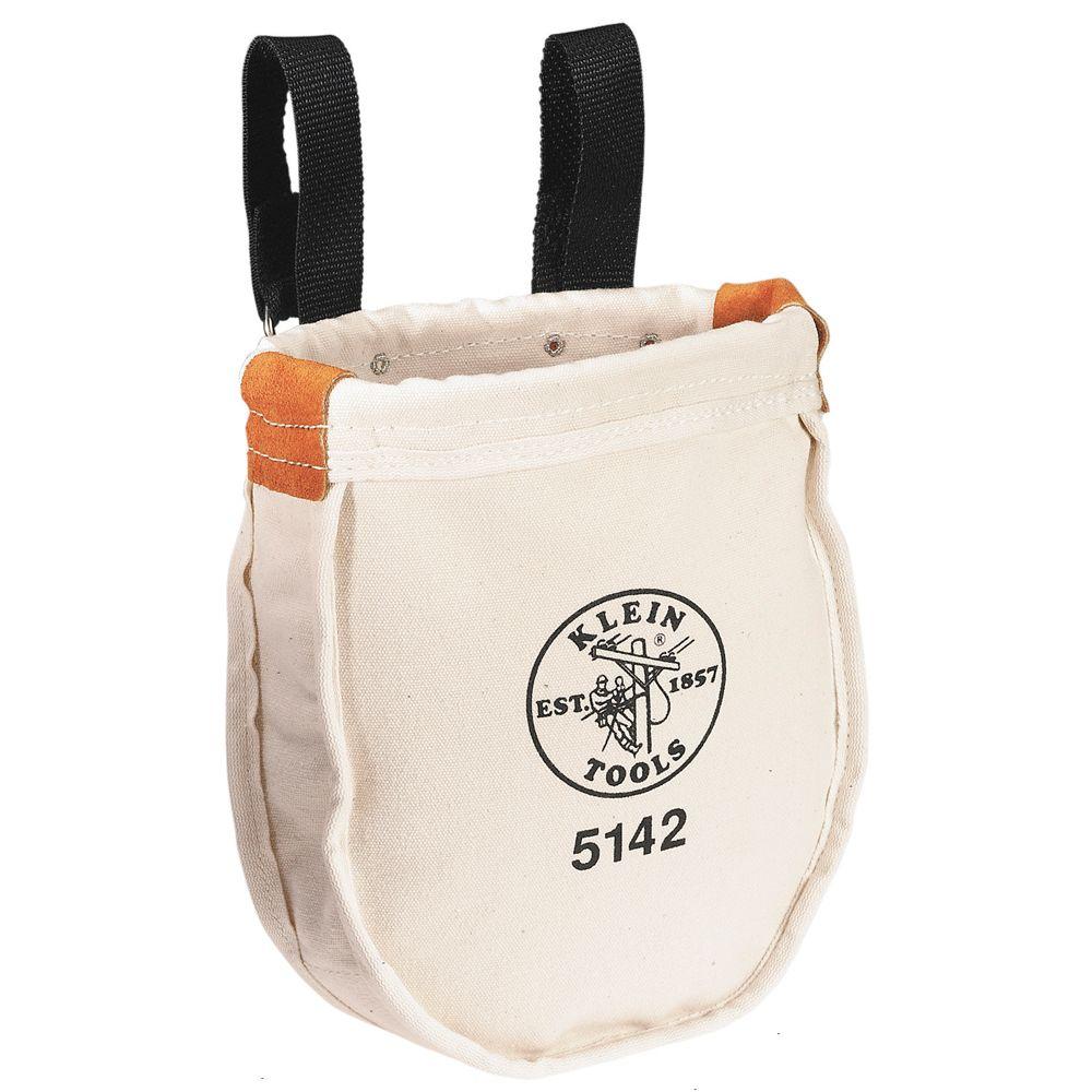 Klein Tools 3 In Canvas Utility Pocket Tool Bag 5142p The Home Depot