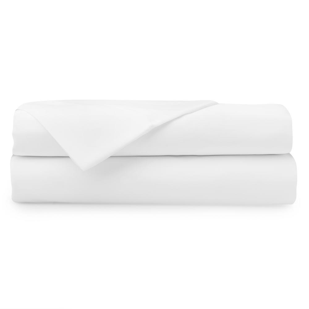 Lucid 5Piece White 600 Thread Count Cotton Blend Split King Sheet Set