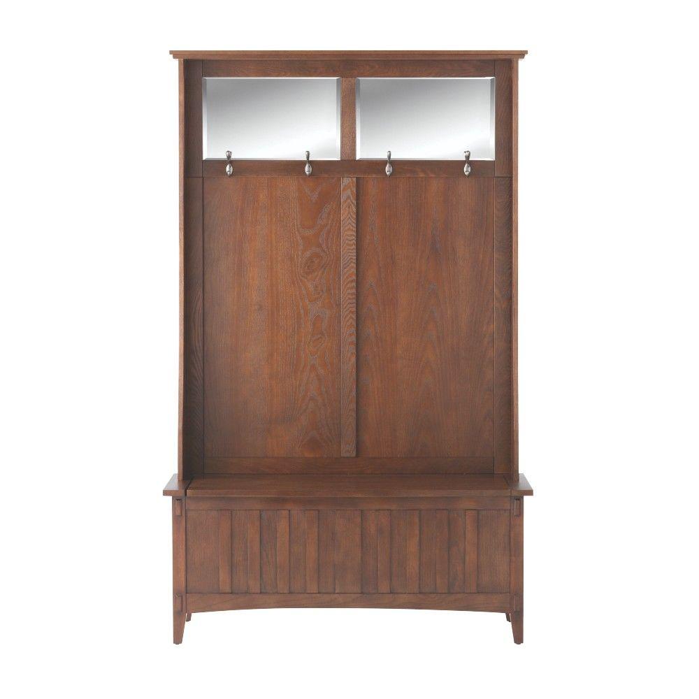 Home Decorators Collection Vernon Polar White Hall Tree7474300410