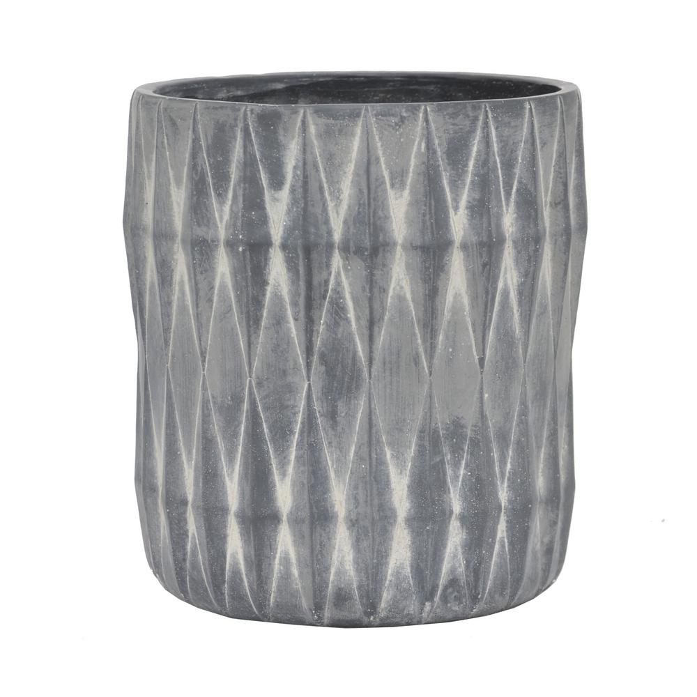 THREE HANDS Marble Look Flower Pot82154 The Home Depot