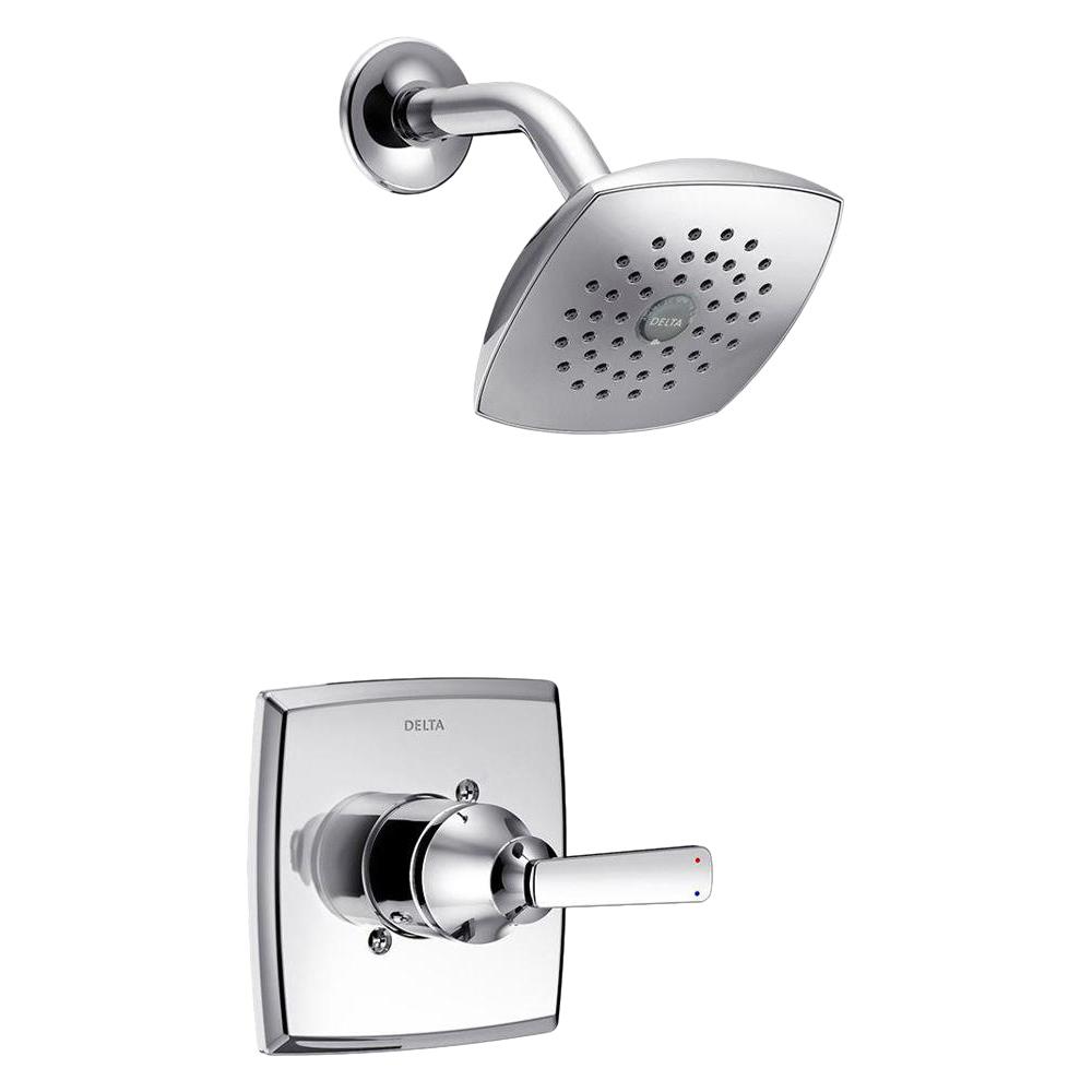 Delta Ashlyn 1 Handle Pressure Balance Shower Faucet Trim Kit In