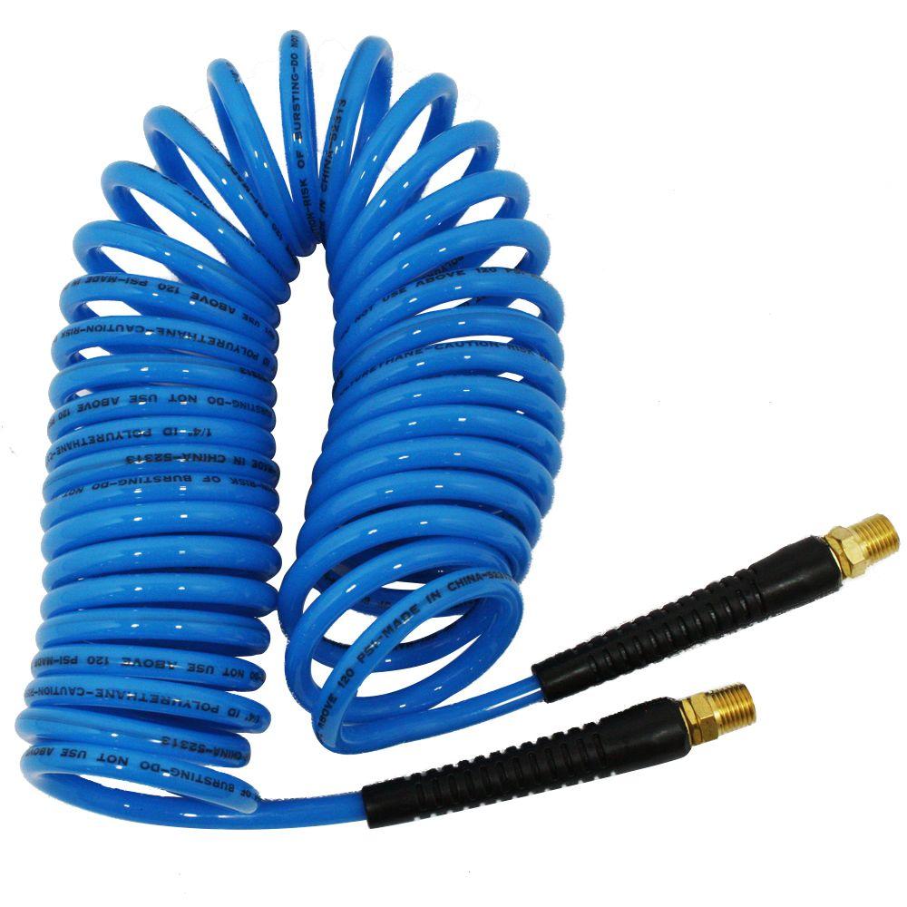 1/4 in. x 25 ft. Polyurethane Recoil Air Hose