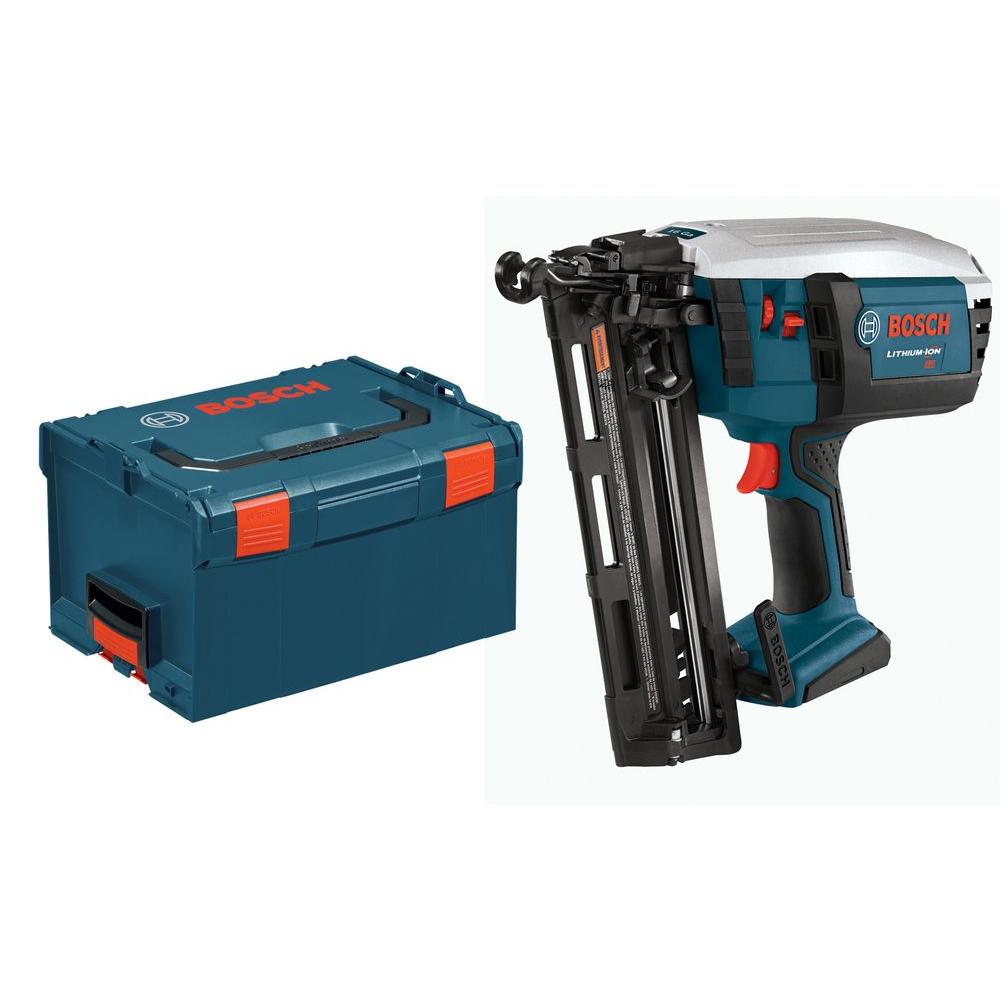 Bosch 18Volt LithiumIon 16 Gal. Cordless Nailer with LBoxx3FNH180KL