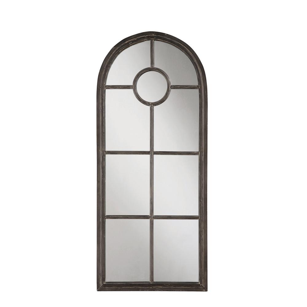3r Studios Mirrors Wall Decor The Home Depot Arched Distressed Black Metal Decorative Wall Mirror 3r Studios