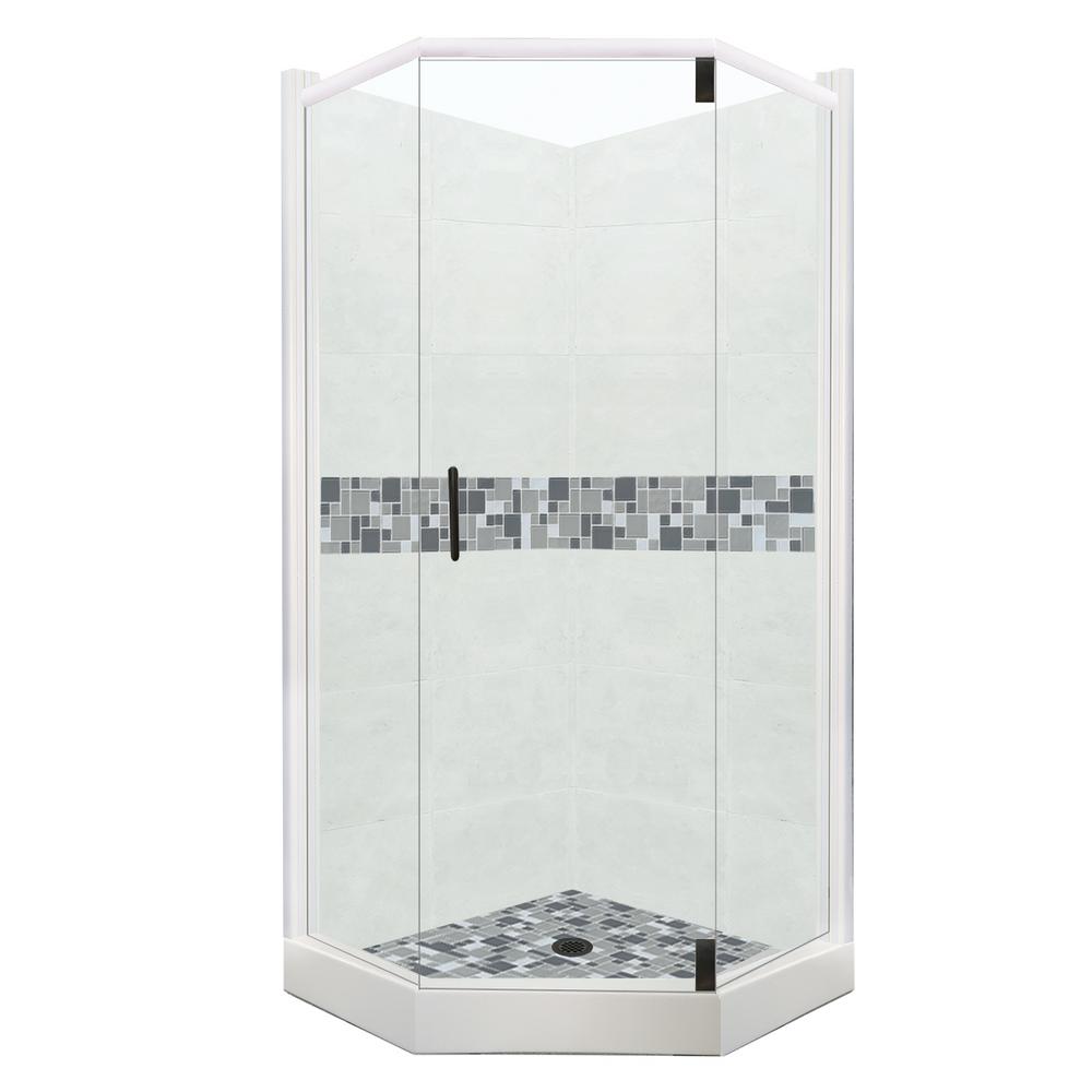 American Bath Factory Newport Grand Hinged 36 in. x 36 in. x 80 in. Neo