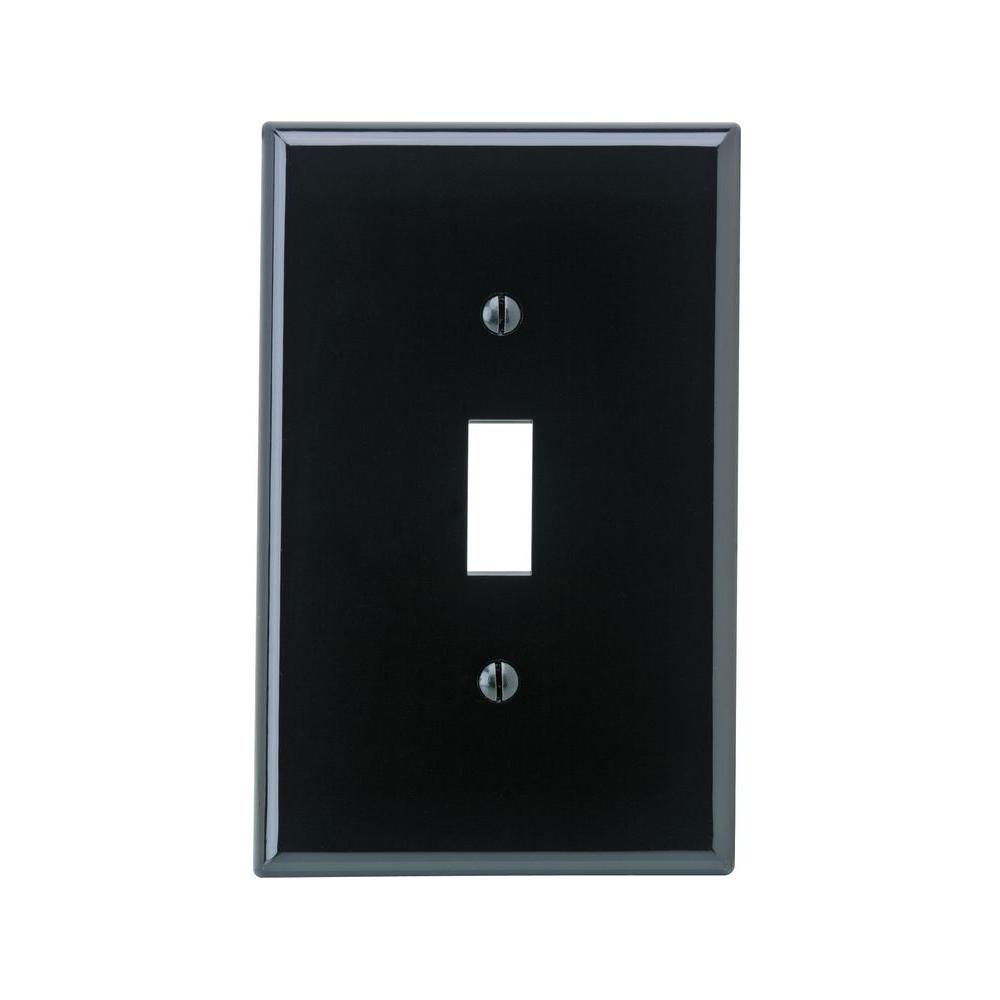 Black Switch Plates Wall Plates The Home Depot