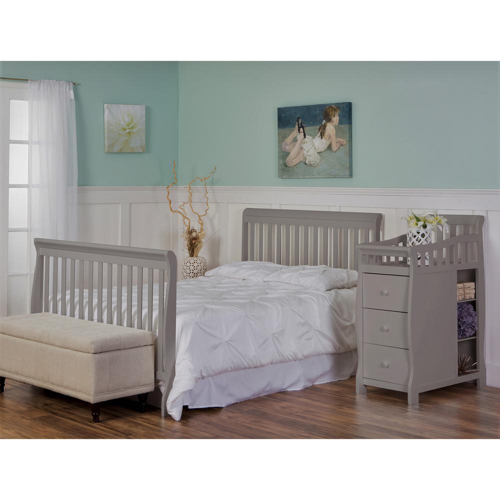 dream on me 5 in 1 brody convertible crib with changer