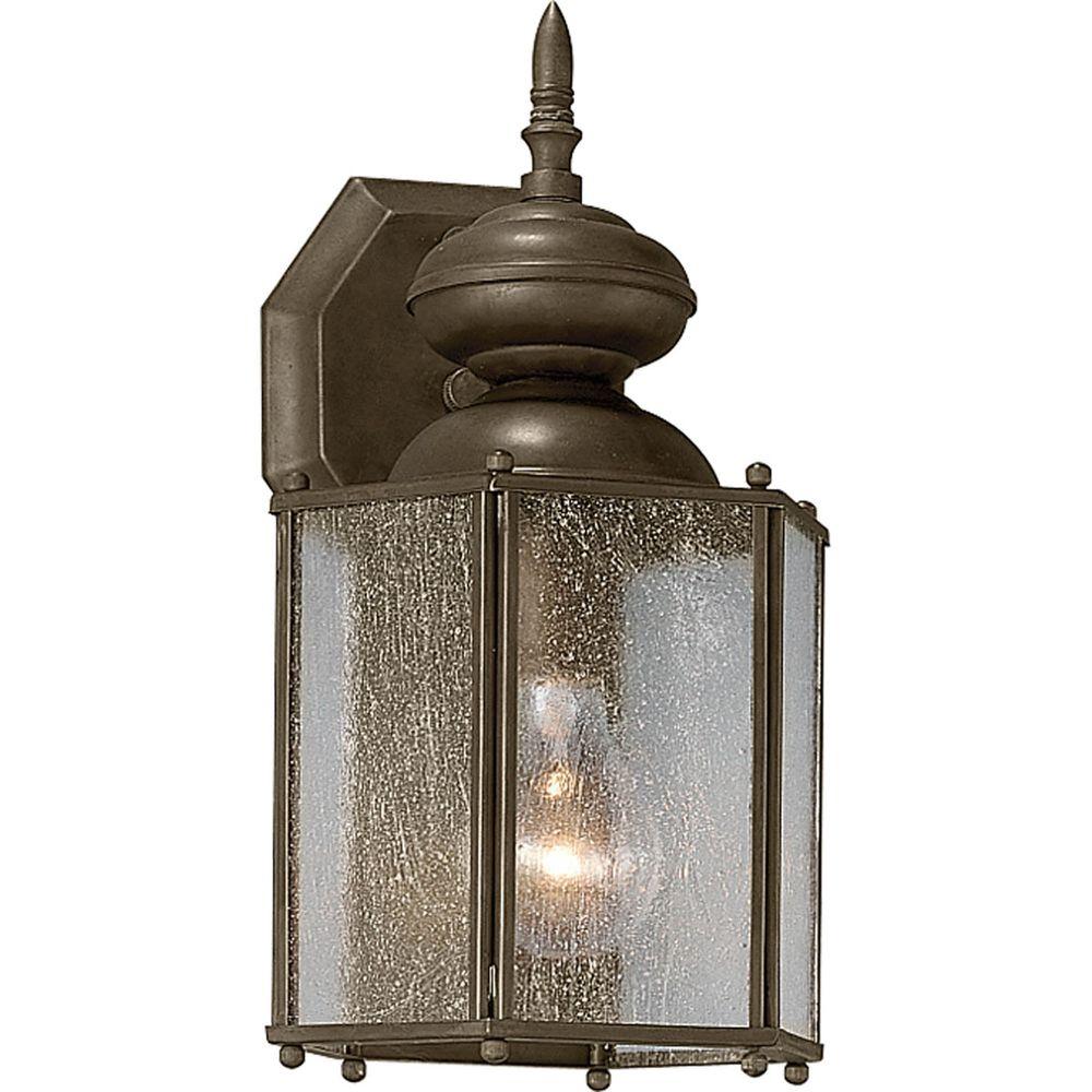 Progress Lighting Roman Coach Collection 1 Light Outdoor Antique Progress Lighting Roman Coach Collection 1 Light Outdoor Antique Bronze Wall Lantern